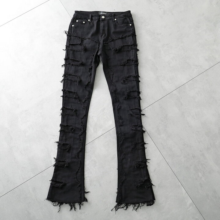 楽天市場】GUAPI グアピ デニムパンツ Blood Diamond Stacked Denim 