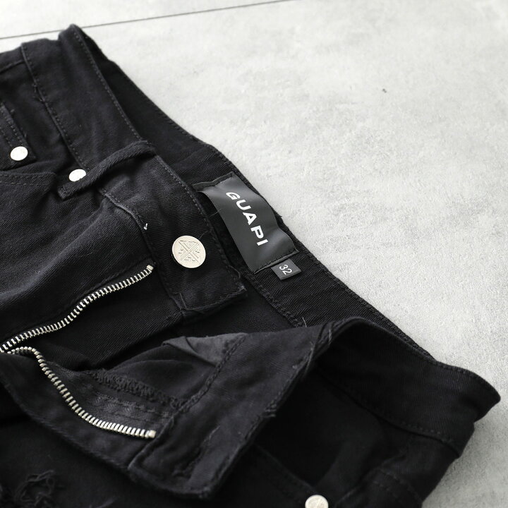 楽天市場】GUAPI グアピ デニムパンツ Blood Diamond Stacked Denim 