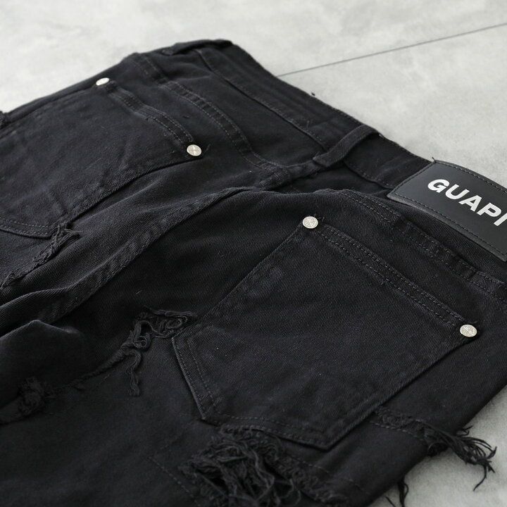楽天市場】GUAPI グアピ デニムパンツ Blood Diamond Stacked Denim 