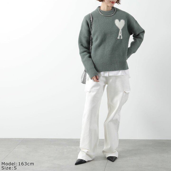 楽天市場】ami paris アミパリス セーター OFF WHITE ADC SWEATER 