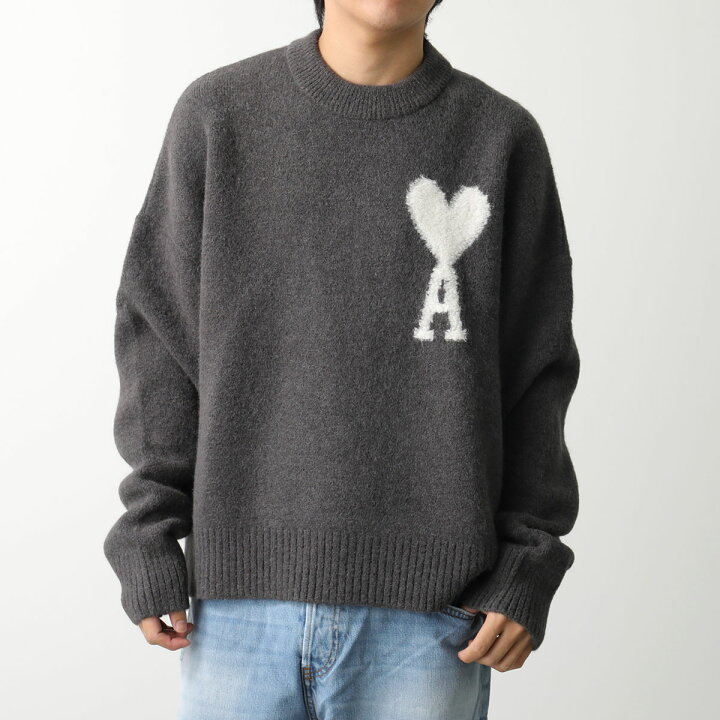 楽天市場】ami paris アミパリス セーター OFF WHITE ADC SWEATER  
