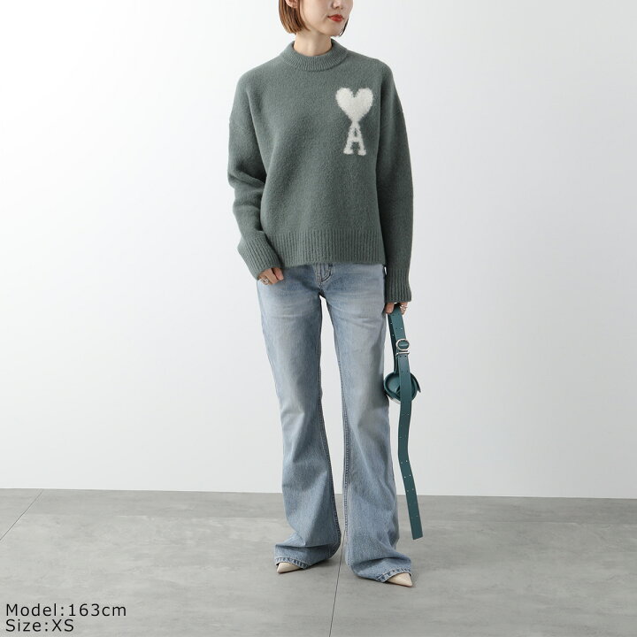 楽天市場】ami paris アミパリス セーター OFF WHITE ADC SWEATER 