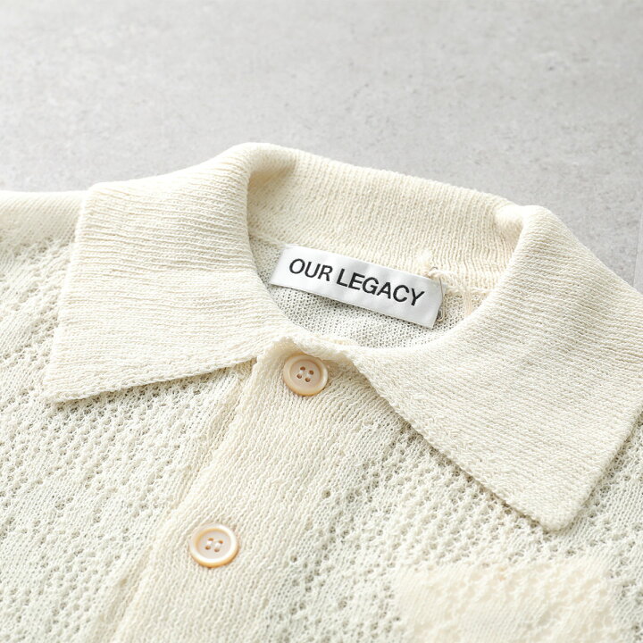 楽天市場】 OUR LEGACY アワーレガシー ニット BIG PIQUET M4243BWF  