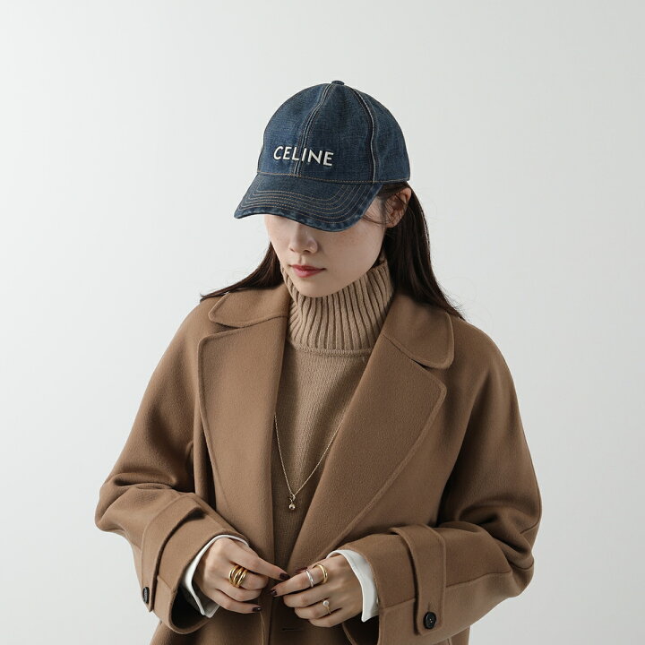 楽天市場】CELINE セリーヌ ベースボールキャップ 2AUS9815V.08TI 