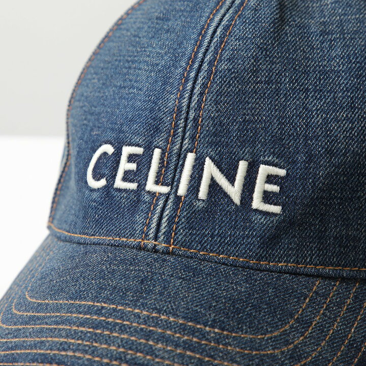 楽天市場】CELINE セリーヌ ベースボールキャップ 2AUS9815V.08TI 