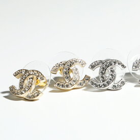 CHANEL シャネル ピアス ABE100 Y02003 レディース ラインストーン ココマーク CCマーク スタッド アクセサリー カラー2色【dc_kikaku】