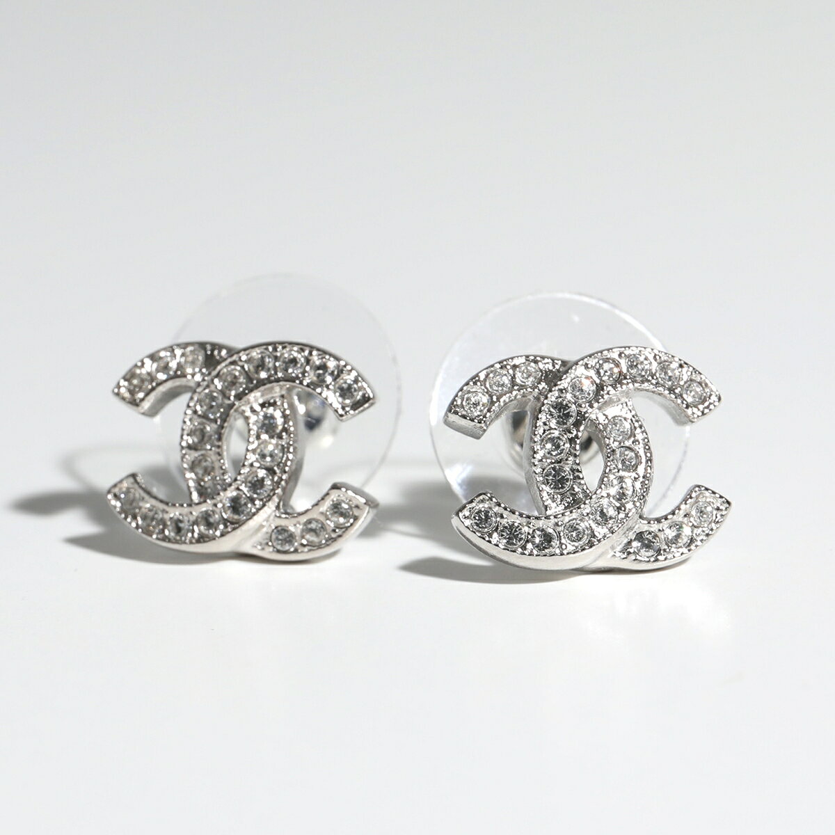 CHANEL シャネル ピアス ABE100 Y02003 レディース ラインストーン ココマーク CCマーク スタッド アクセサリー カラー2色 - メイン画像 5