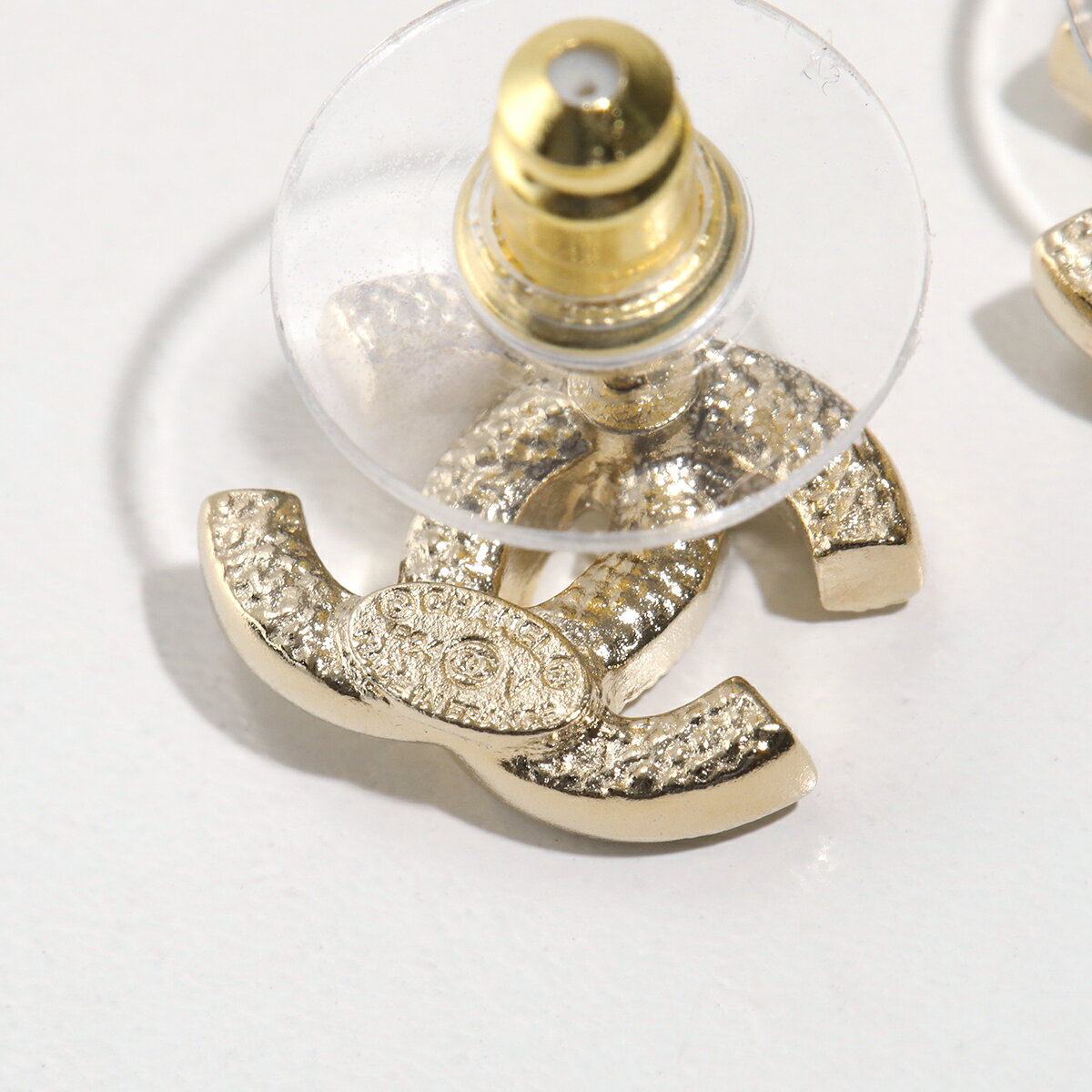 CHANEL シャネル ピアス ABE100 Y02003 レディース ラインストーン ココマーク CCマーク スタッド アクセサリー カラー2色 - メイン画像 8