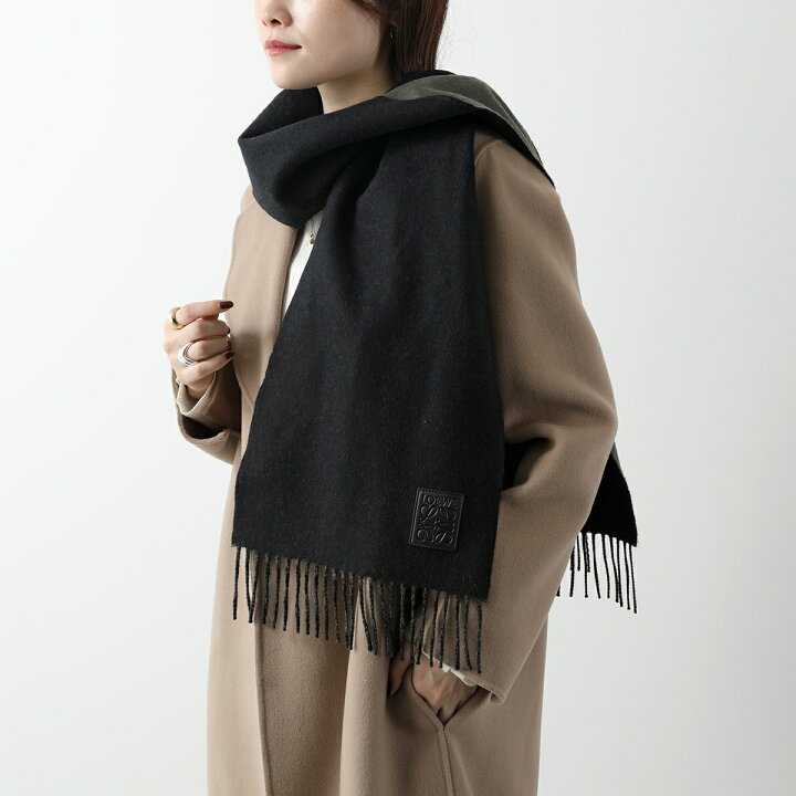 楽天市場】LOEWE ロエベ マフラー F811251X06 メンズ アナグラム ロゴ  