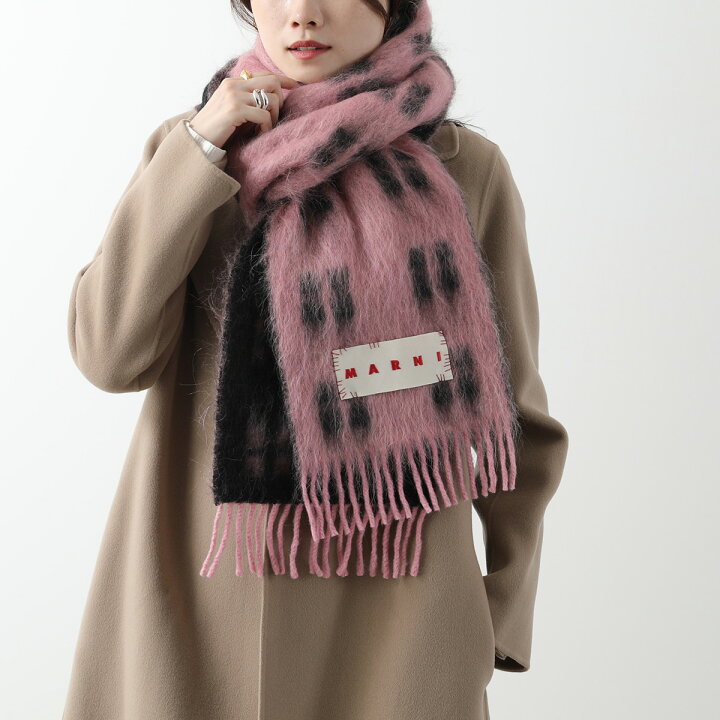 楽天市場】MARNI マルニ マフラー SCZC0067Y0 UAW032 レディース ロゴ  