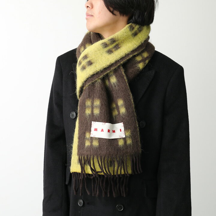 楽天市場】MARNI マルニ マフラー SCZC0067Y0 UAW032 レディース ロゴ  