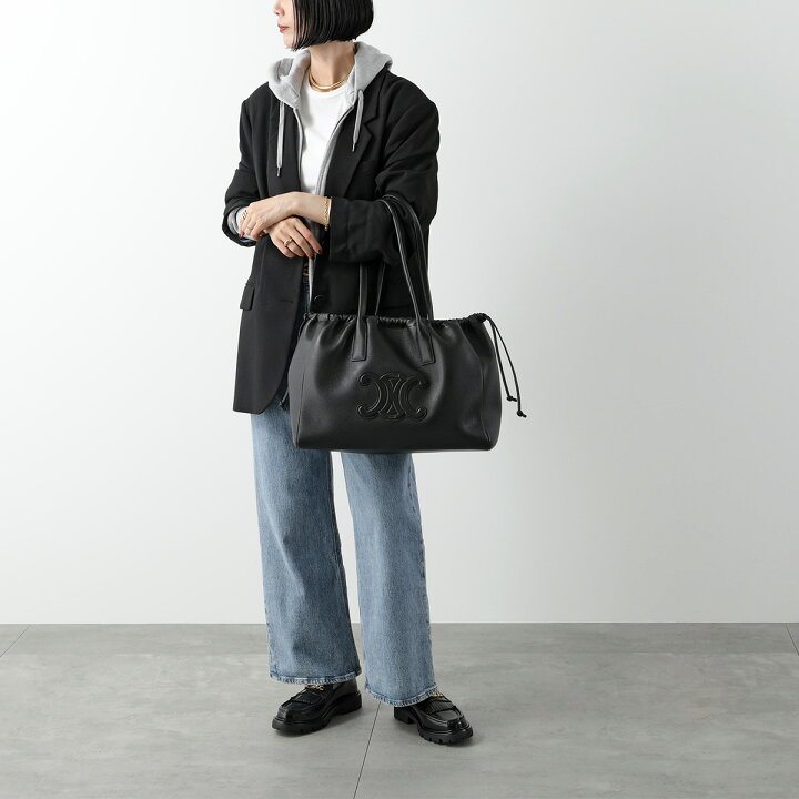 楽天市場】CELINE セリーヌ トートバッグ Cabas Drawstring カバ 