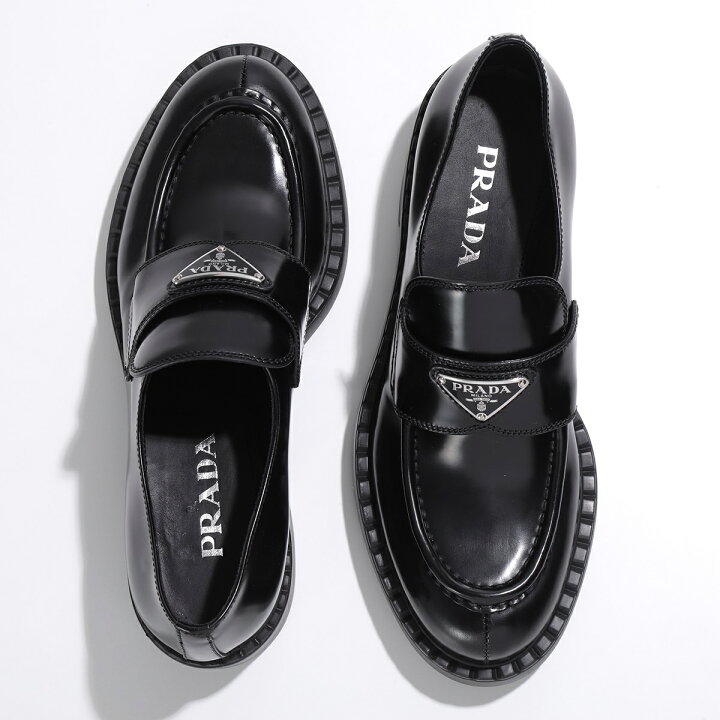 楽天市場】【大きいサイズ限定特価】PRADA プラダ ローファー 