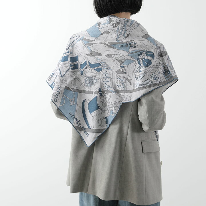 楽天市場】HERMES エルメス スカーフ CARRE カレH 100×100 104062T  