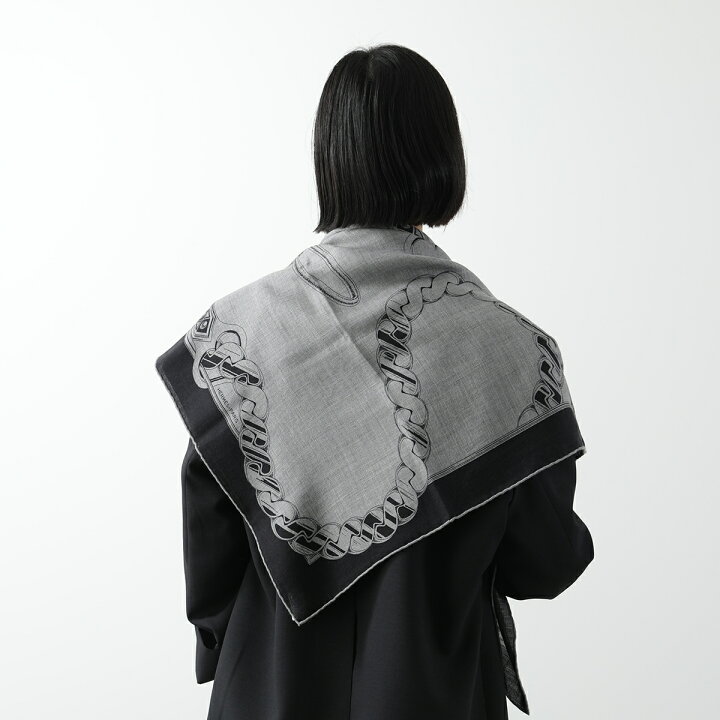楽天市場】HERMES エルメス スカーフ CARRE カレH 100×100 104062T  