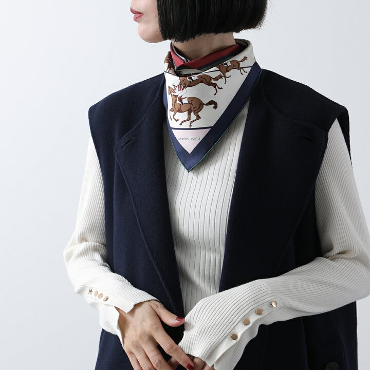 楽天市場】HERMES エルメス スカーフ ガヴロッシュ GAVROCHE TWILL 45  