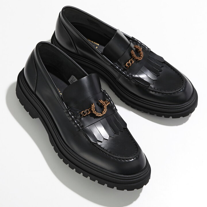 楽天市場】FRED PERRY フレッドペリー ローファー FP CHAIN LOAFER