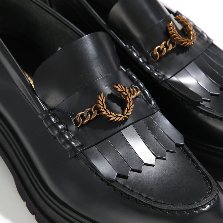 楽天市場】FRED PERRY フレッドペリー ローファー FP CHAIN LOAFER 