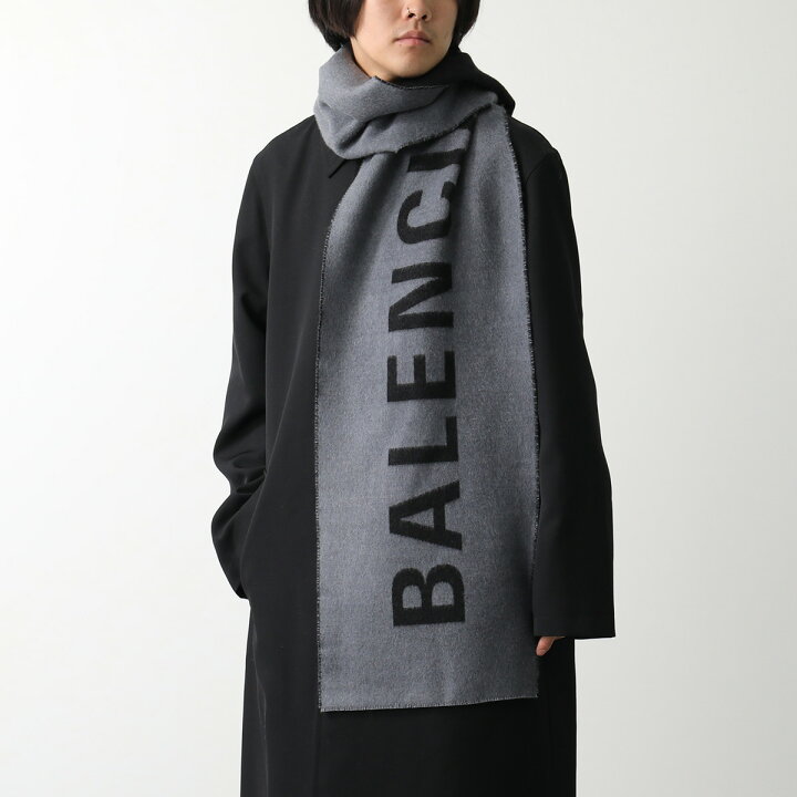 楽天市場】BALENCIAGA バレンシアガ マフラー 530047 420B0 メンズ 