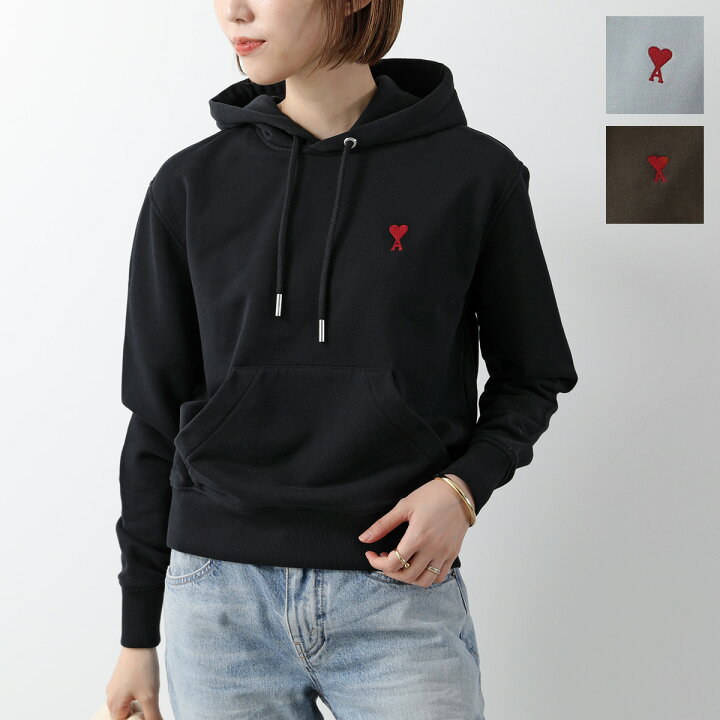 楽天市場】ami paris アミパリス パーカー USW235.730 レディース  