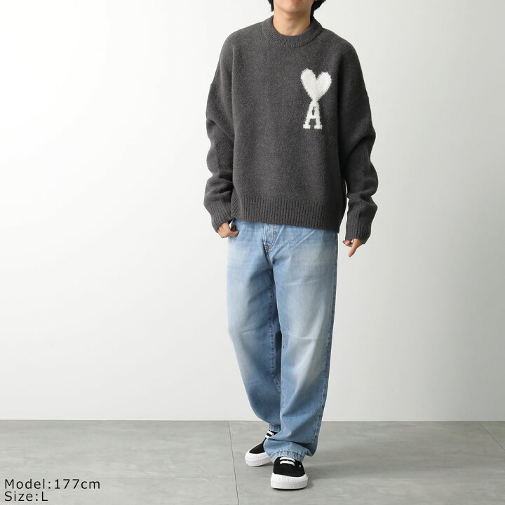 楽天市場】ami paris アミパリス セーター OFF WHITE ADC SWEATER 
