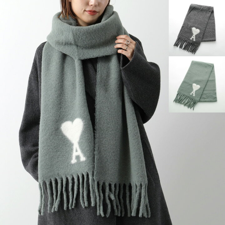 楽天市場】ami paris アミパリス マフラー ADC OVERSIZE SCARF USF422  