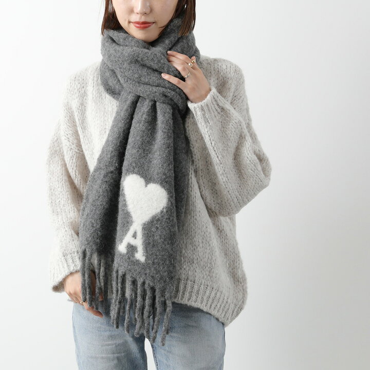 楽天市場】ami paris アミパリス マフラー ADC OVERSIZE SCARF USF422  