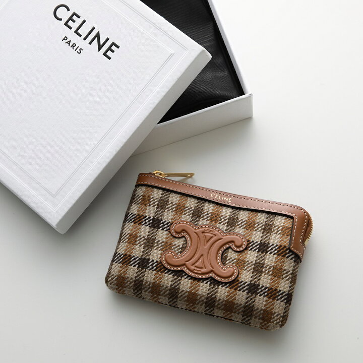 楽天市場】CELINE セリーヌ コインケース Coin & Card Pouch with Hook  