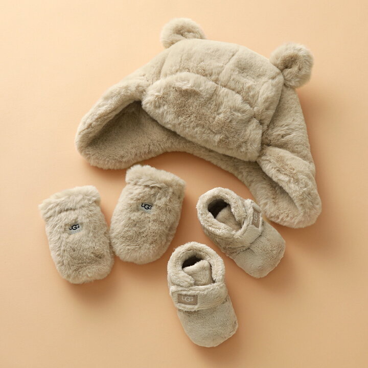 楽天市場】UGG BABY アグ ベビー シューズ ニット帽 手袋 ギフト 