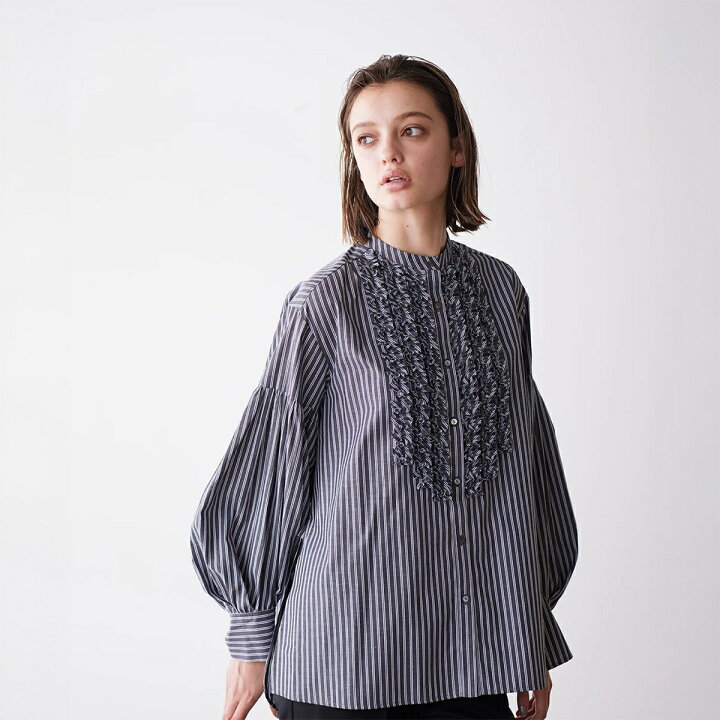 JUN MIKAMI irish linen blouse リネン ブラウスjun mikami ブラウス