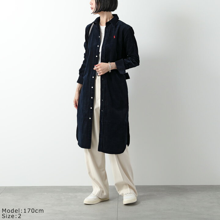 楽天市場】Polo Ralph Lauren ポロラルフローレン シャツ ワンピース N  