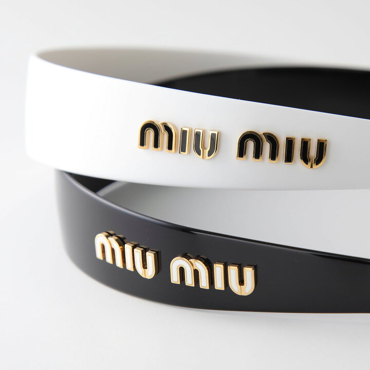 楽天市場】 【訳あり】MIUMIU ミュウミュウ カチューシャ 5IH039 2F72  