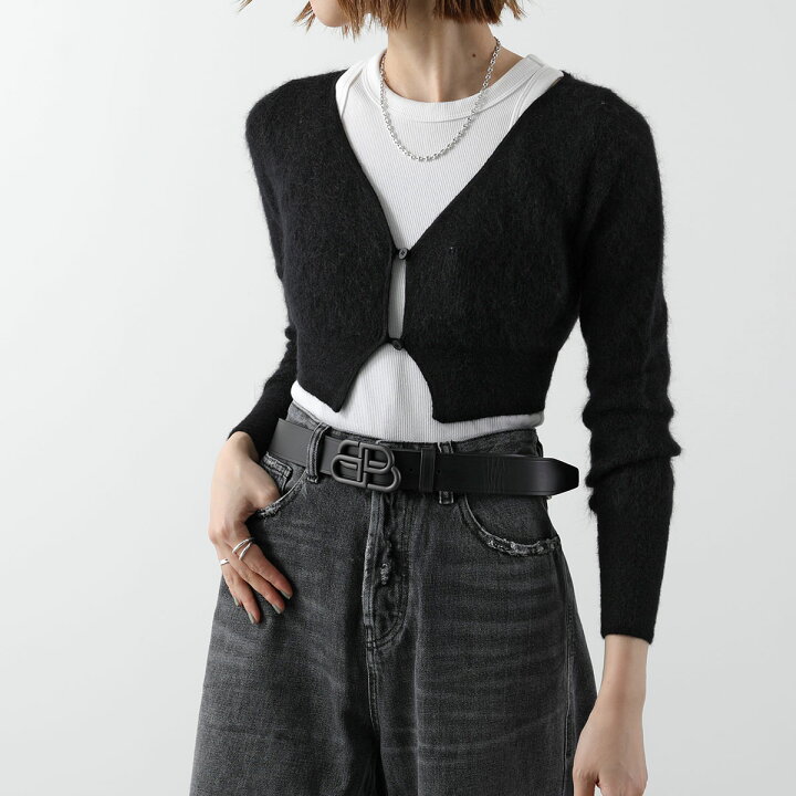 楽天市場】BALENCIAGA バレンシアガ ベルト BB LARGE BELT 35 ラージ 