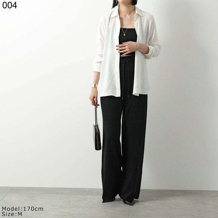 新品 MAXMARA マックスマーラ ピュアウール ニットパンツ ホワイト 白  