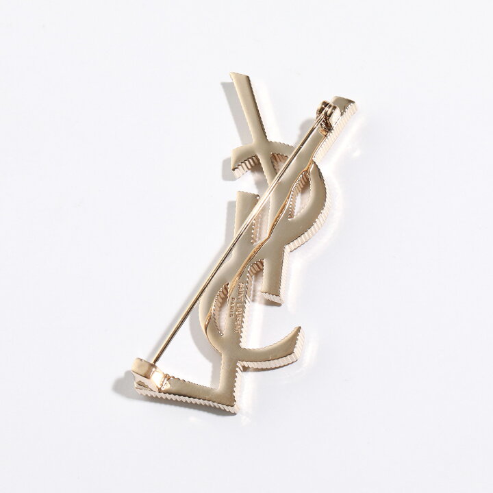 楽天市場】SAINT LAURENT サンローラン ブローチ CASSANDRE BROCHE 