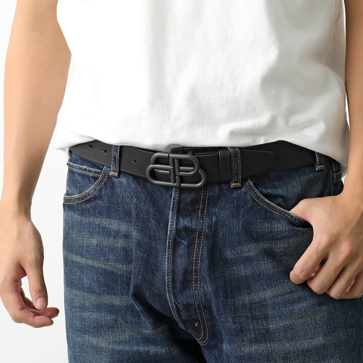 楽天市場】BALENCIAGA バレンシアガ ベルト BB LARGE BELT 35 ラージ 