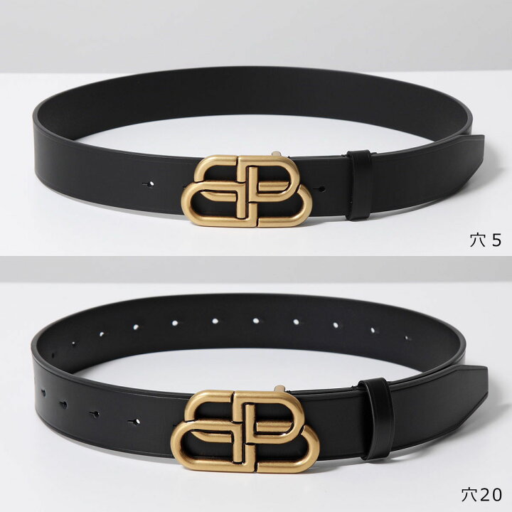 楽天市場】BALENCIAGA バレンシアガ ベルト BB LARGE BELT 35 ラージ  