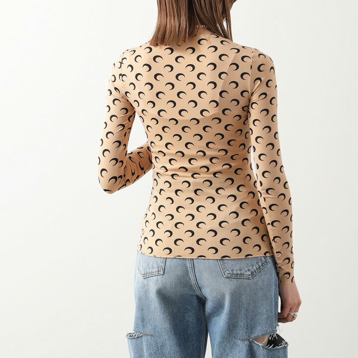 楽天市場】Marine Serre マリーン セル ロンT カットソー Moon Printed  