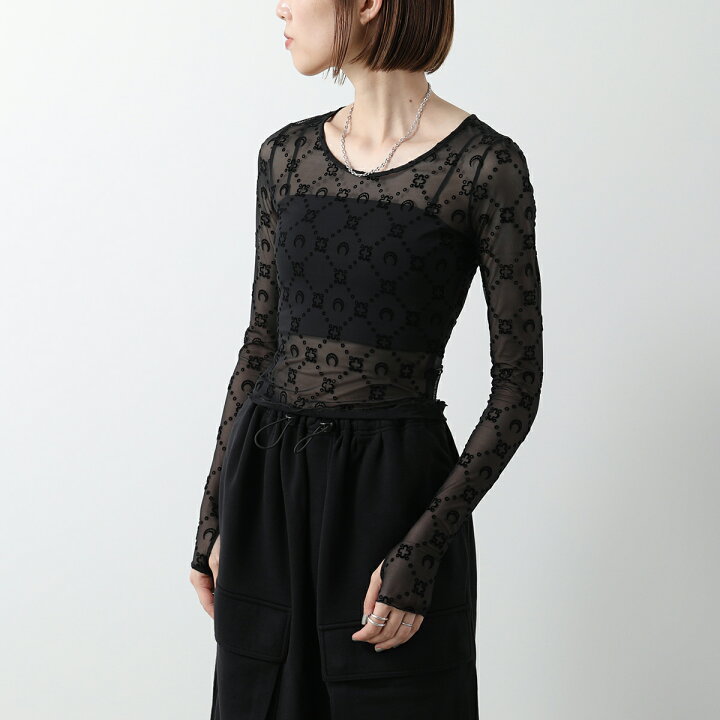 楽天市場】Marine Serre マリーン セル ロンT カットソー Moonogram  