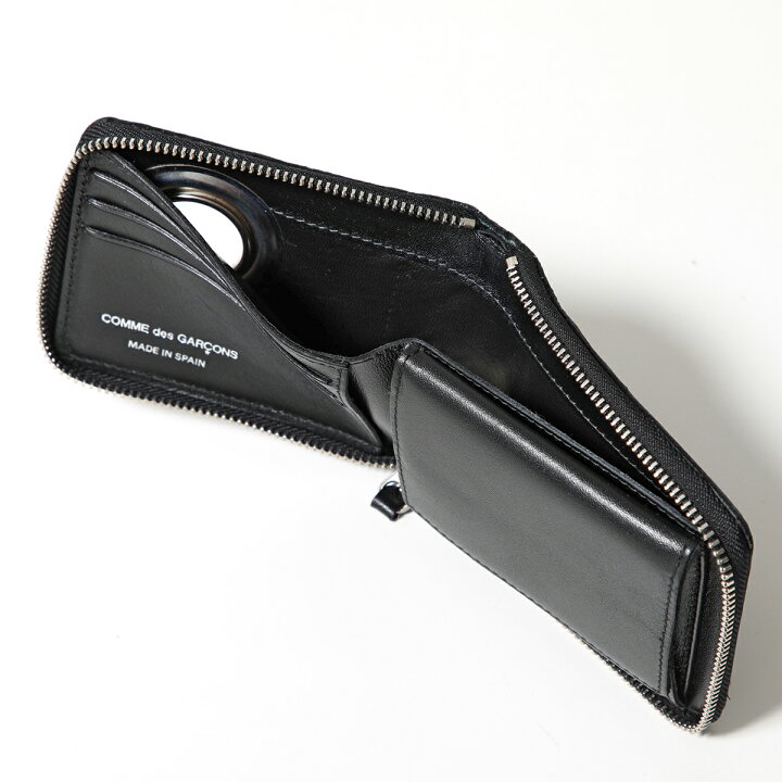 楽天市場】COMME des GARCONS コムデギャルソン 二つ折り財布 SILVER 