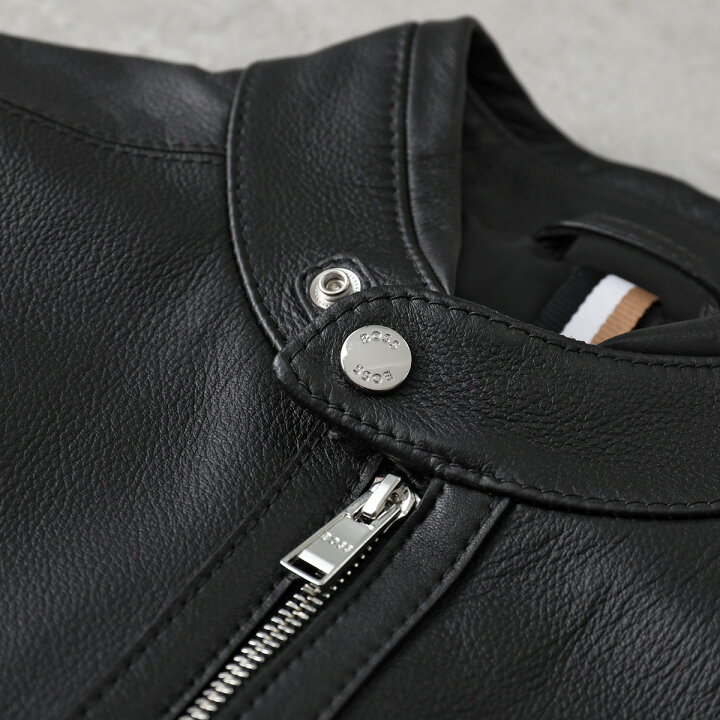 楽天市場】HUGO BOSS ヒューゴボス レザージャケット 50518906 メンズ 