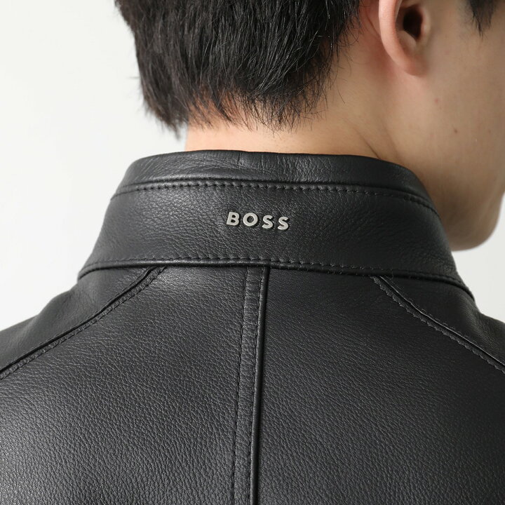 楽天市場】HUGO BOSS ヒューゴボス レザージャケット 50518906 メンズ 