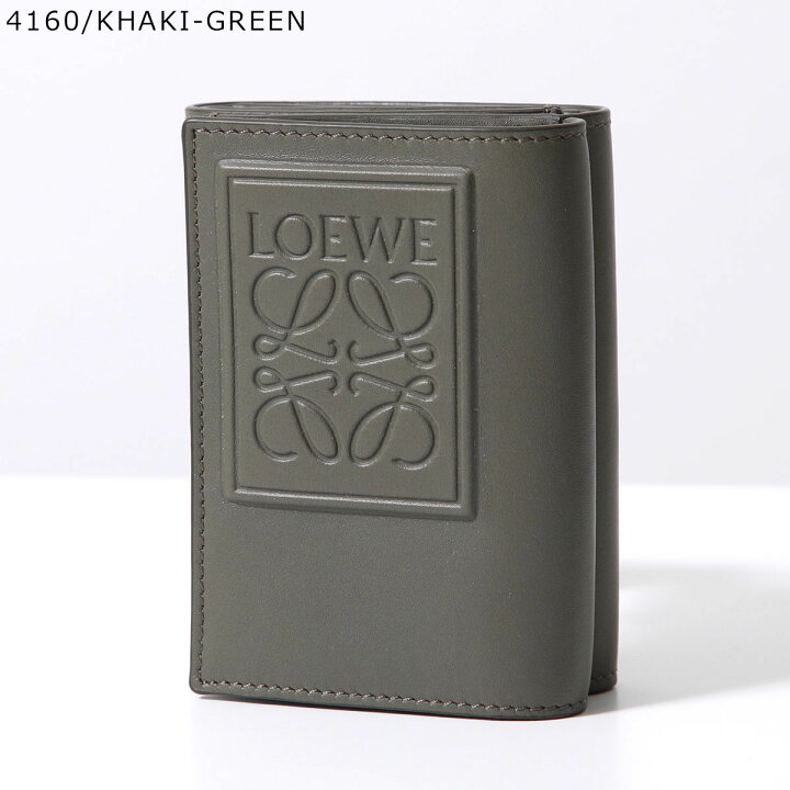 LOEWE(ロエベ) 3つ折り財布 スモールバーティカルウォレット グレー  