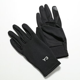 Y-3 ワイスリー グローブ RUN GLOVES ラン JI7506 メンズ 手袋 ロゴ スマートフォン対応 BLACK