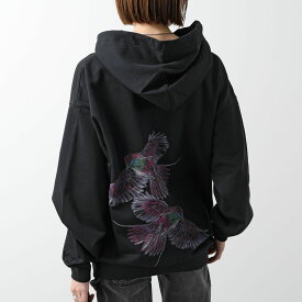 Y-3 ワイスリー フーディー GFX HOODIE IX0403 レディース パーカー グラフィック パーカー プルオーバー ロゴ BLACK