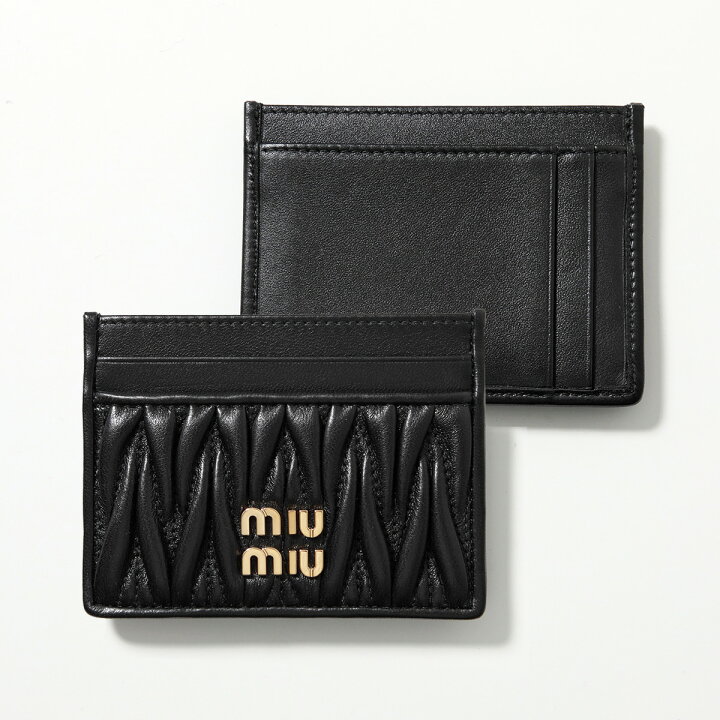 楽天市場】MIUMIU ミュウミュウ カードケース MATELASSE マテラッセ  