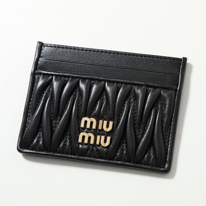 楽天市場】MIUMIU ミュウミュウ カードケース MATELASSE マテラッセ  