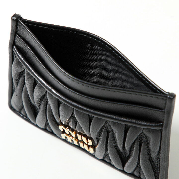 楽天市場】MIUMIU ミュウミュウ カードケース MATELASSE マテラッセ  