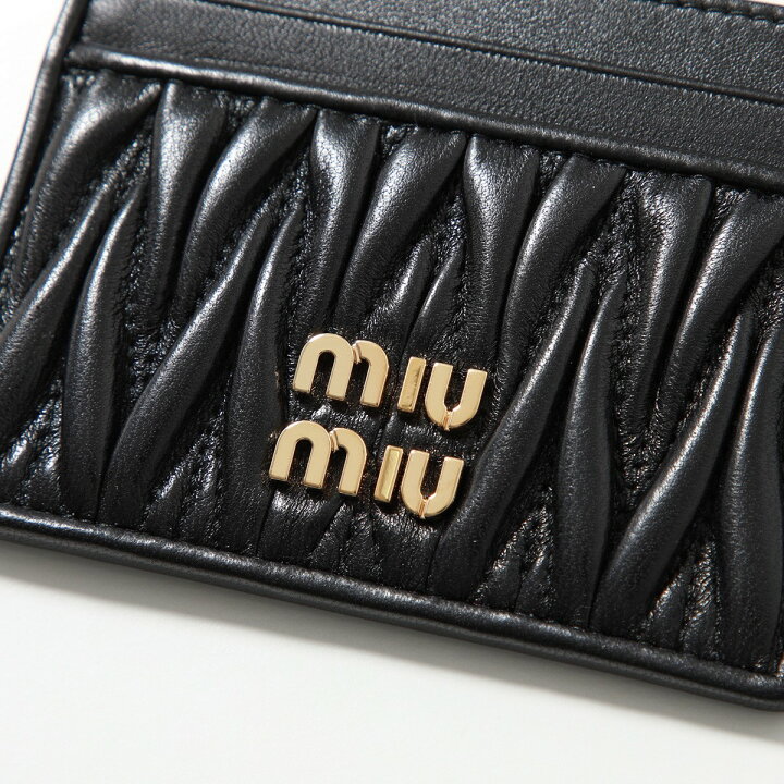 楽天市場】MIUMIU ミュウミュウ カードケース MATELASSE マテラッセ  
