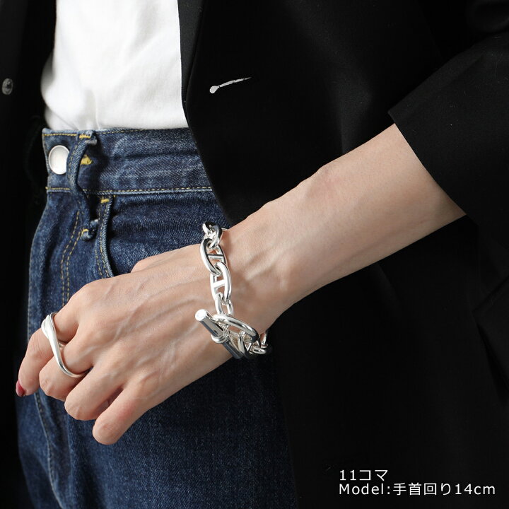 楽天市場】エルメス ブレスレット シェーヌダンクル TGM HERMES Chaine 